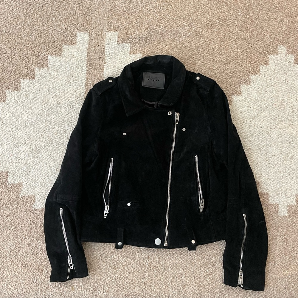 Blank NYC Suede leather jacket from free people